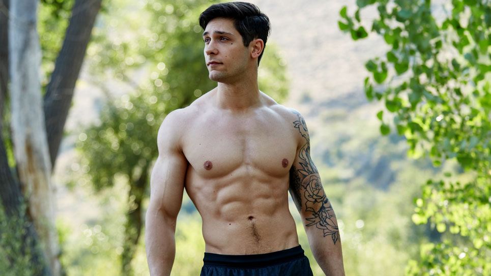 Corbin Fisher: Handsome muscle stud Merrick jerks off
