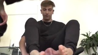 Young German Masters humiliate a foot slave